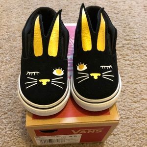Toddler Girls Bunny Vans size 6.5